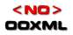 NO OOXML