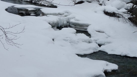 winterliche Isel bei Prgraten