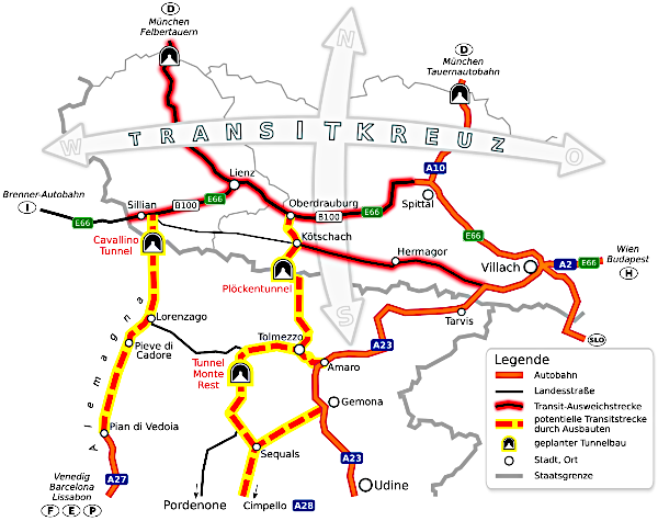 Transitkreuz Lienz