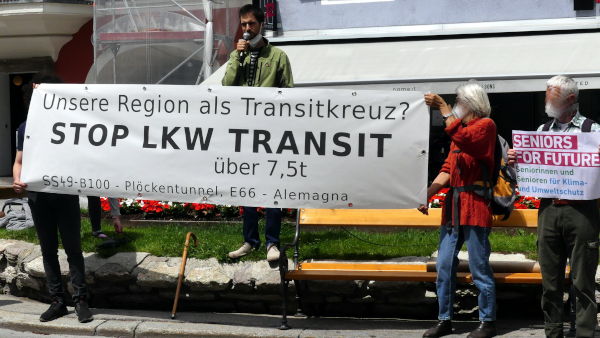Stop LKW-Transit