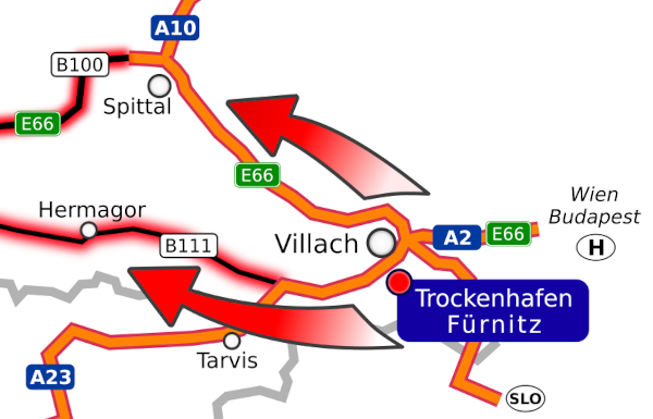 Seidenstraße Trockenhafen Fürnitz