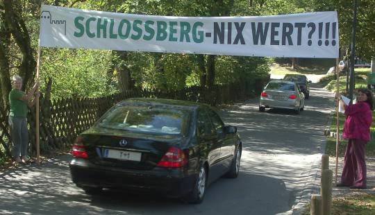 Schlossberg Lienz Auffahrt