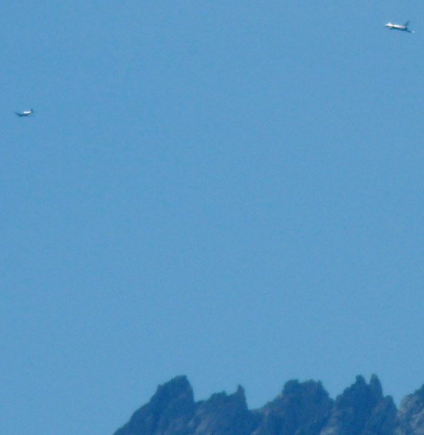 Eurofighter über den Lienzer Dolomiten